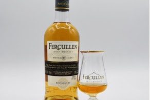 Fercullen Single Grain, finished in an Imperial Stout-infused cask from The Wicklow Brewery, is a 10-year-old 49% ABV single grain Irish whiskey.