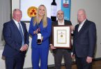Wine of the Year was won by Ampersand Wines with Rioja Vega Crianza DOC 2018. The award was presented by NOffLA Chairman Gary O'Donovan (right) and accepted by (from left): Willie Dardis, Sinead Smith and Luis Mareculeta and Gary O'Donovan.