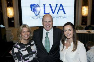 From left: LVA Chair Alison Kealy, Ivan Yates and LVA Vice Chair Laura Moriarty. (Iain White Photography.)