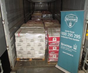 Separately, the previous day, as part of an intelligence-led operation, Revenue officers seized almost 400 litres of spirits, beer and wine when a premises was searched under warrant in Roscommon.