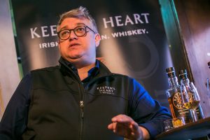 Brian Nation, master distiller of Keeper's Heart Irish American whiskey